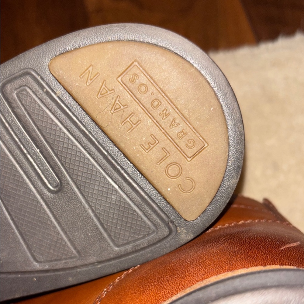 Cole Haan Original Grand Brown Leather Ankle Boots size 9.5 - Picture 7 of 8